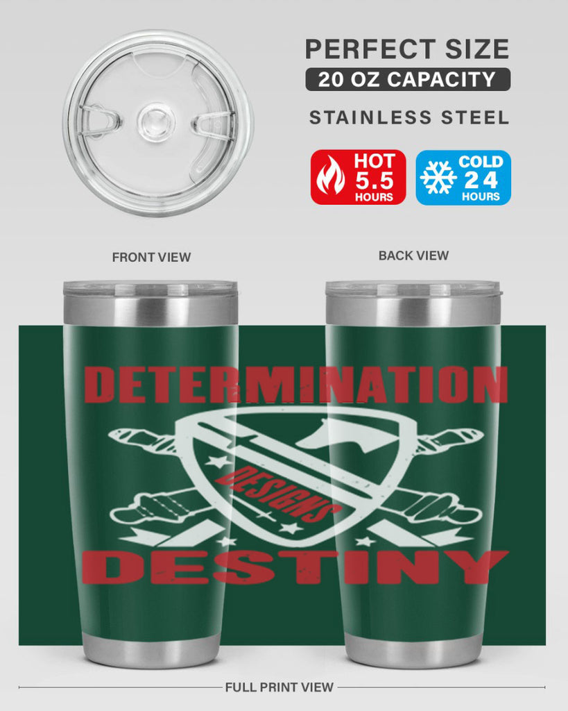 determination is destiny Style 29#- Fourt Of July- Tumbler