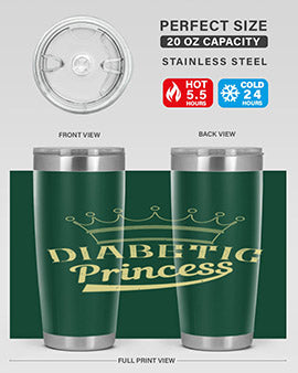 diabetic princess Style 42#- diabetes- Tumbler