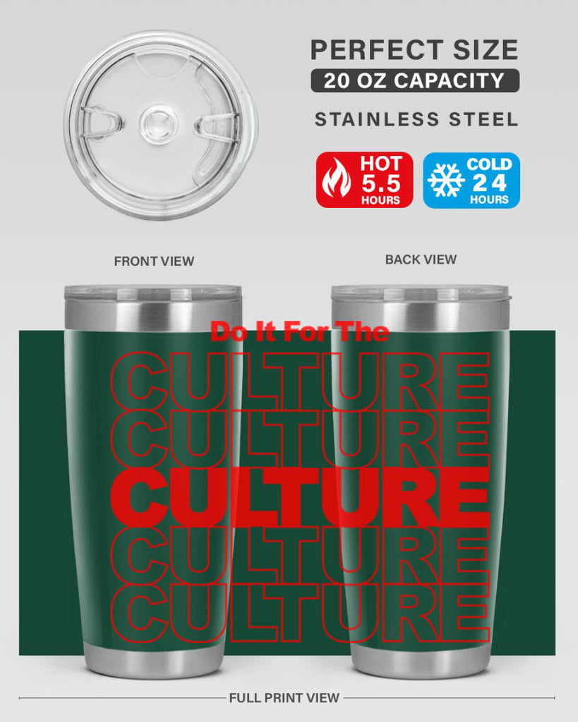 do it for the culture 170#- black words phrases- Cotton Tank