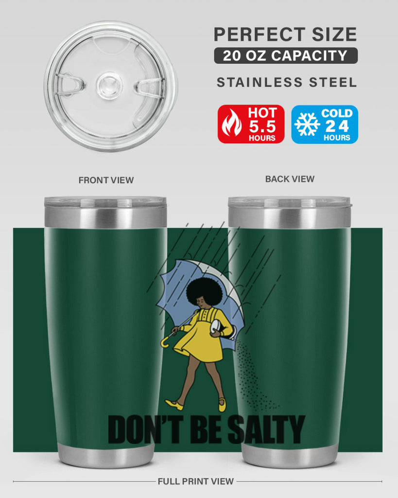 dont be salty 169#- black words phrases- Cotton Tank