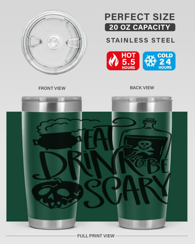 eat drink be scary 78#- halloween- Tumbler