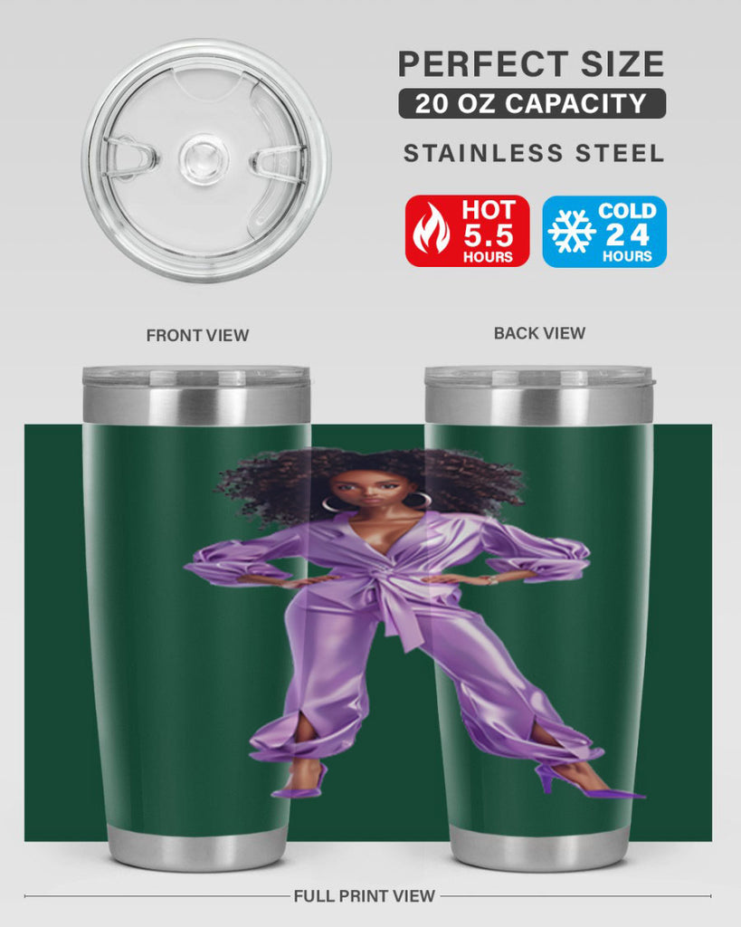 fashion girl in lavender 48#- fashion- Cotton Tank