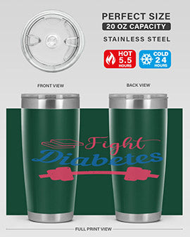 fight diabetes Style 38#- diabetes- Tumbler