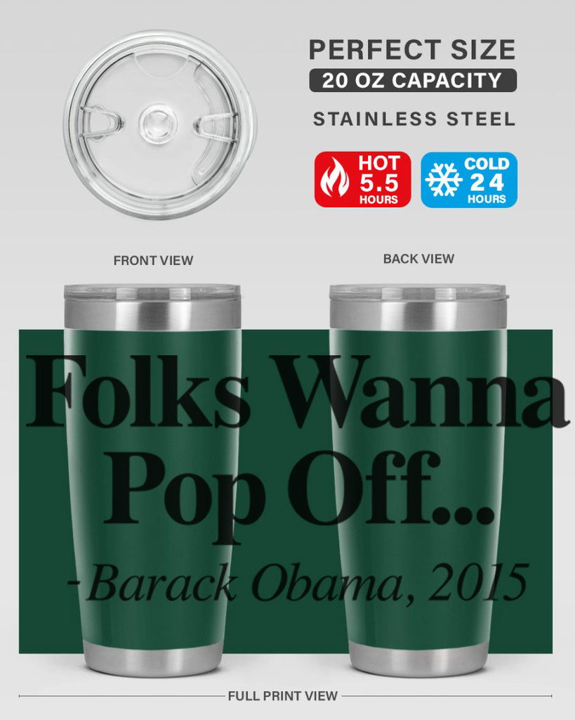 folks wanna pop off 151#- black words phrases- Cotton Tank