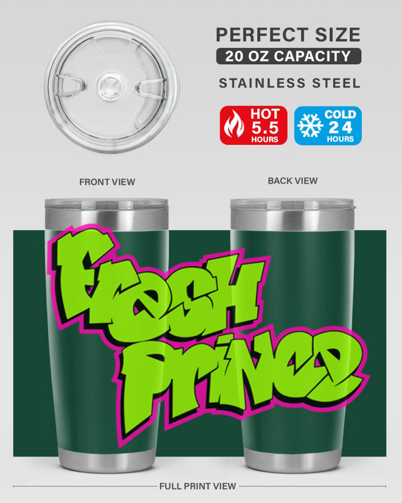fresh prince 146#- black words phrases- Cotton Tank