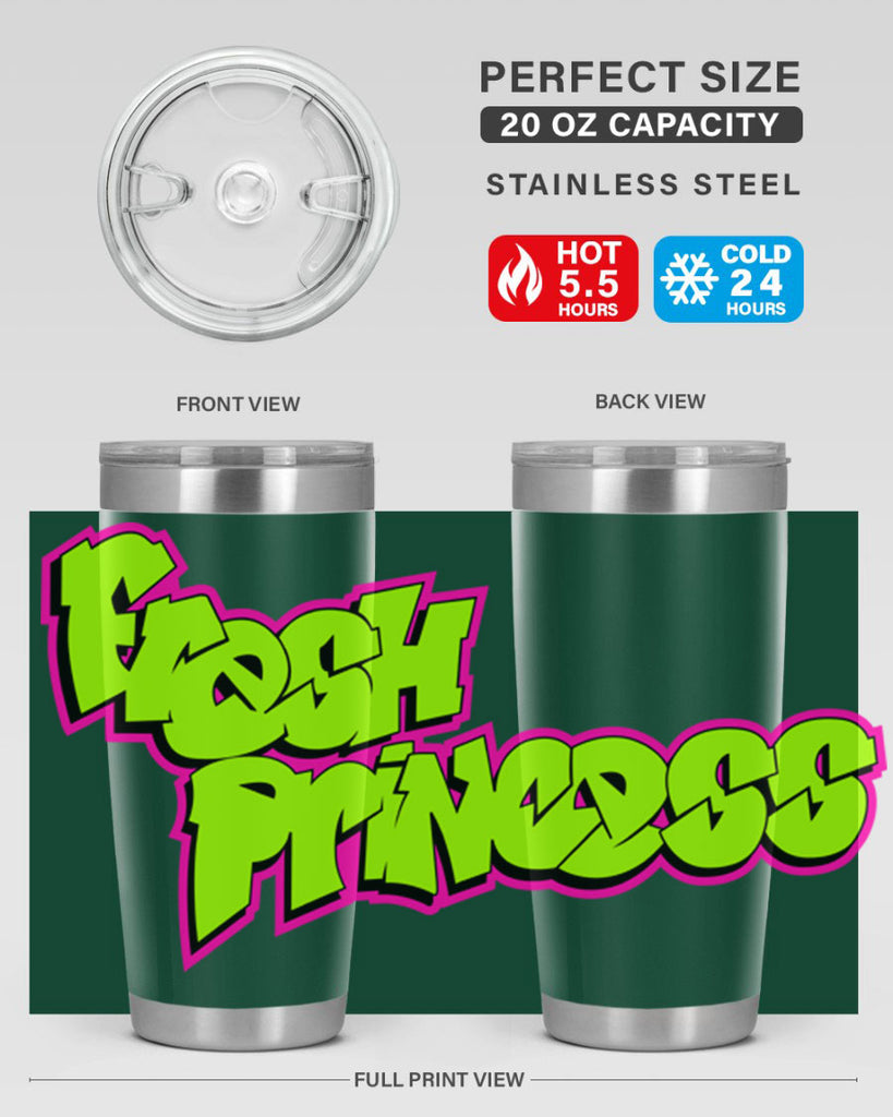 fresh princess 145#- black words phrases- Cotton Tank