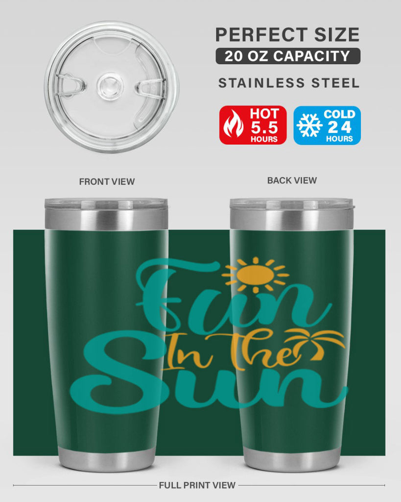 fun in the sun Style 104#- summer- Tumbler
