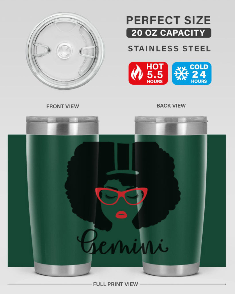 gemini 235#- zodiac- Tumbler