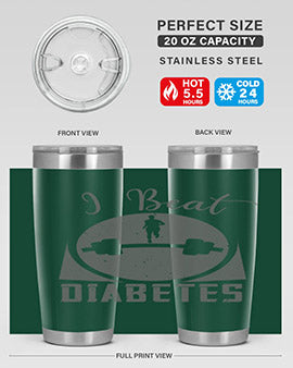 i beat diabetes Style 33#- diabetes- Tumbler