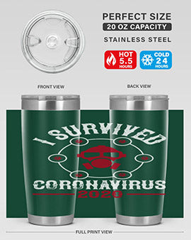 i survived coronavirus Style 32#- corona virus- Tumbler