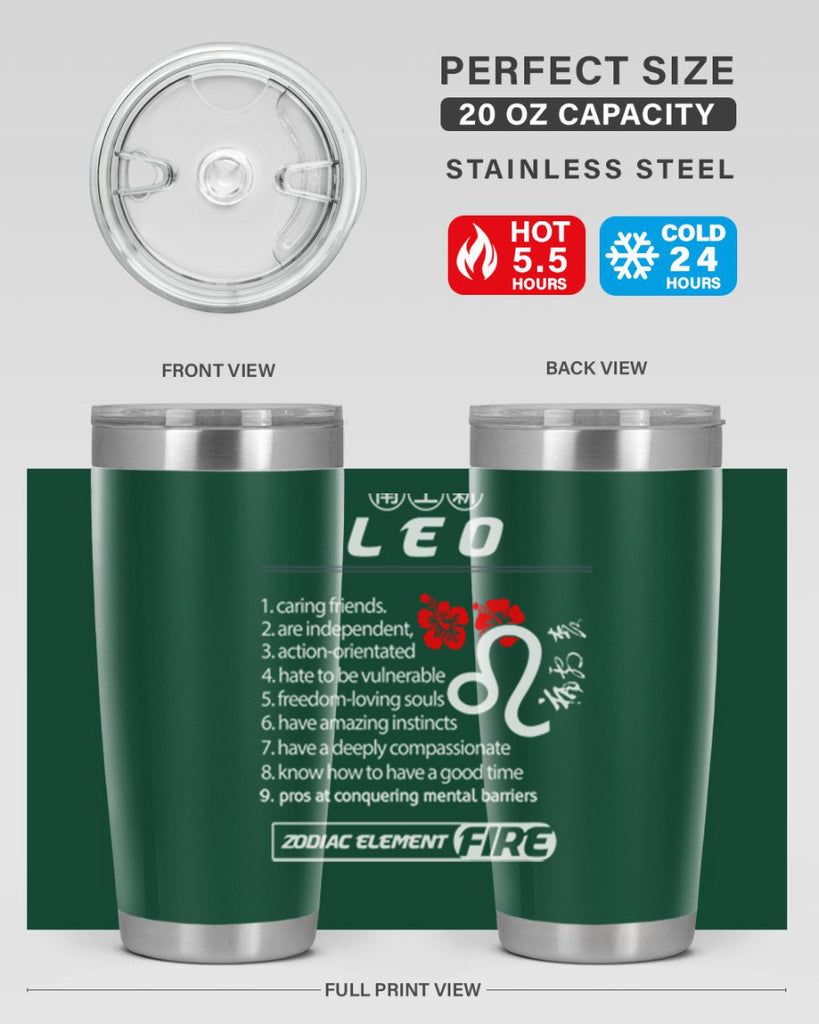 leo 307#- zodiac- Tumbler