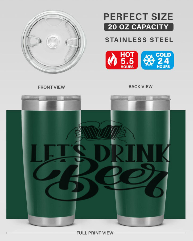 lets drink beer 29#- beer- Tumbler