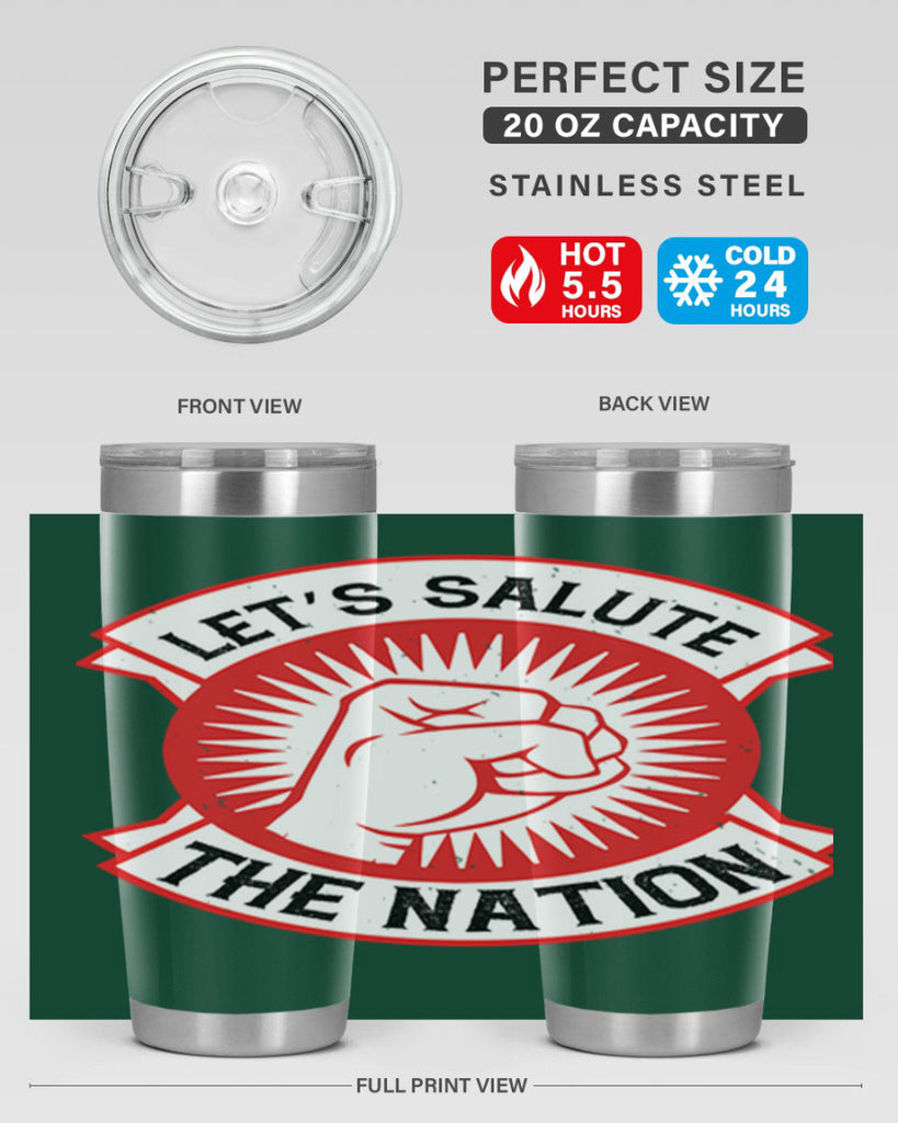 lets selut the nation Style 126#- Fourt Of July- Tumbler