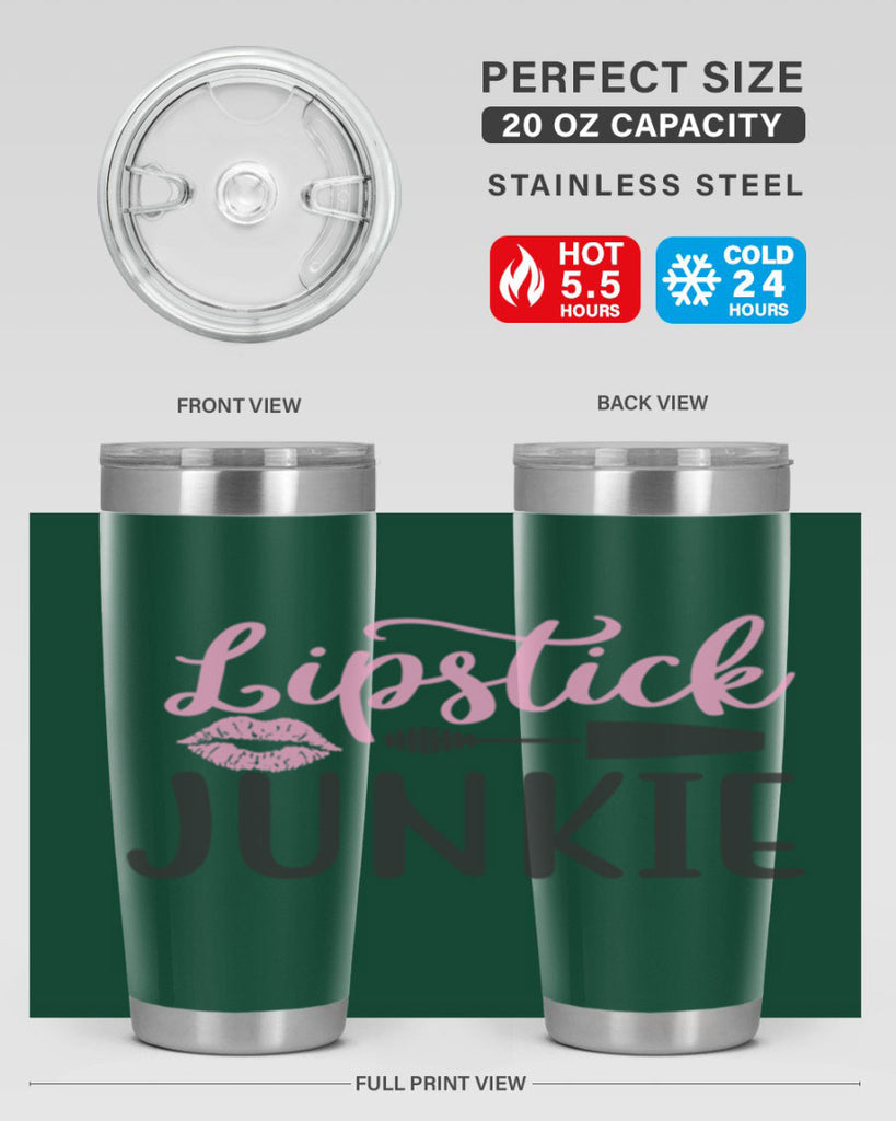 lipstick junkie Style 154#- make up- Tumbler