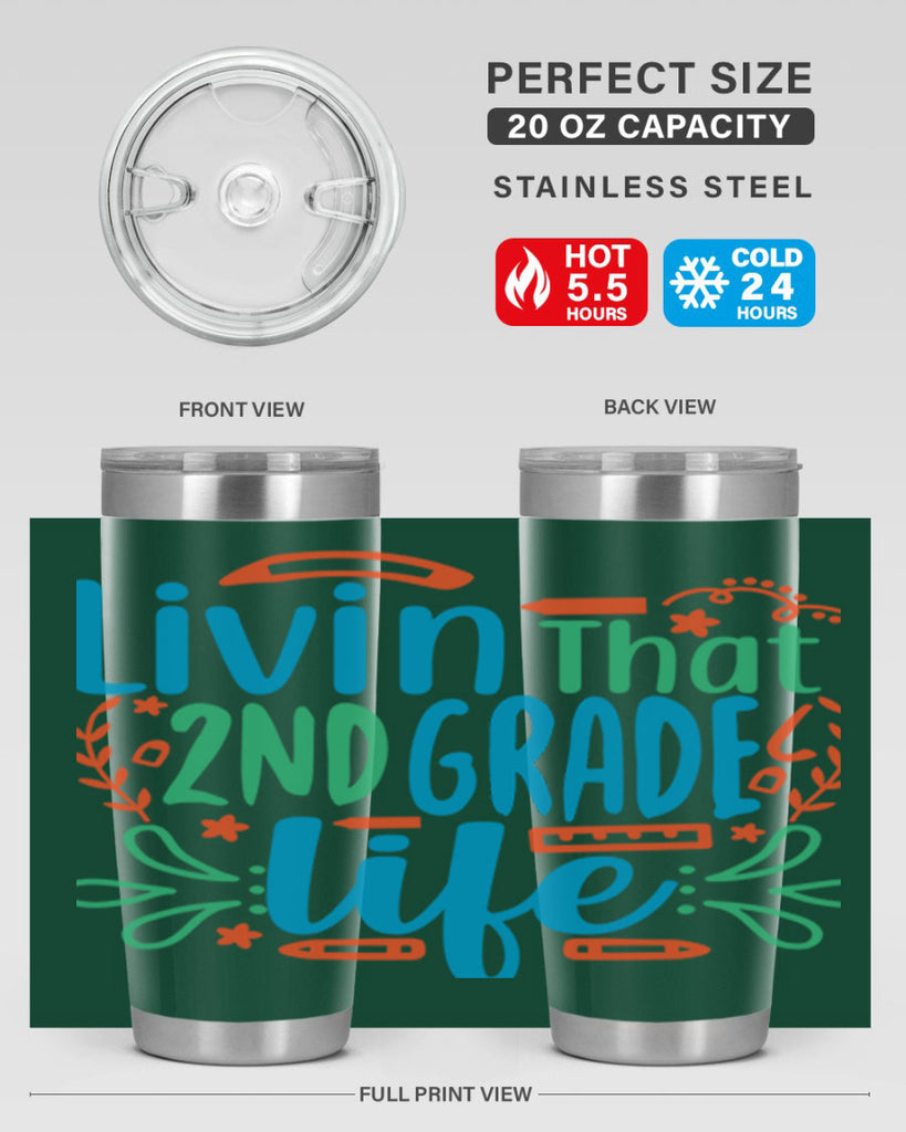 livin that 2nd garde life 8#- second grade- Tumbler