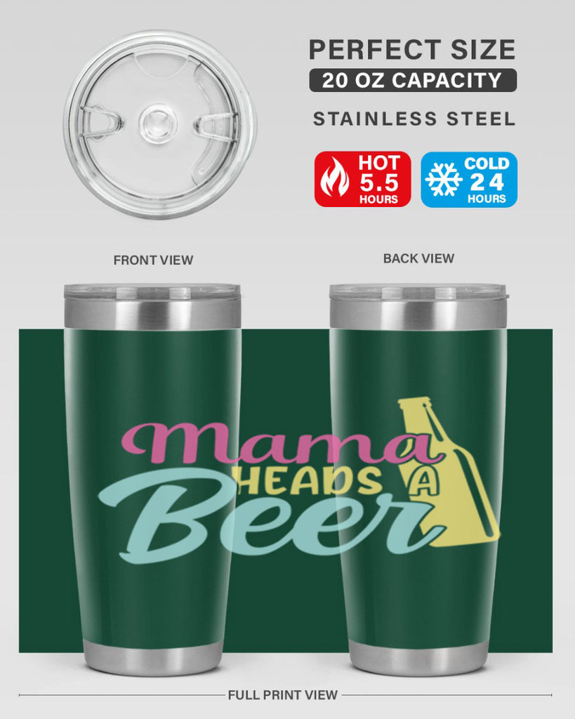 mama heads a beer 124#- beer- Tumbler