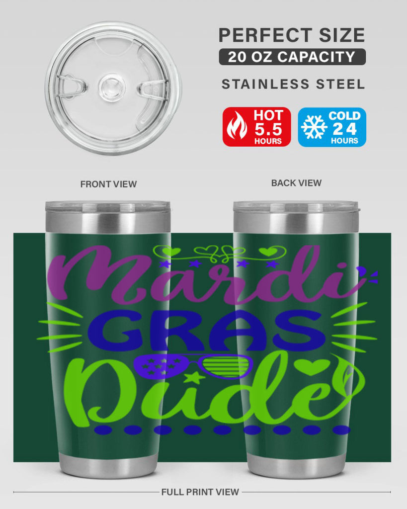 mardi gras dude 9#- mardi gras- Tumbler