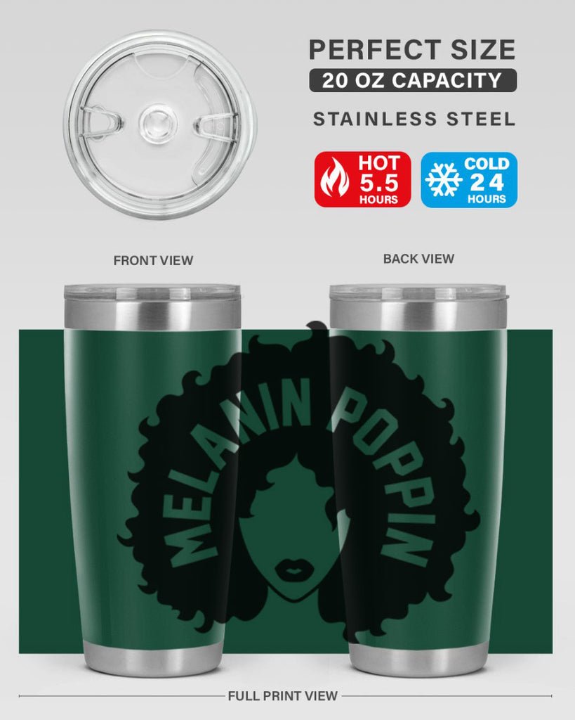 melanin poppin 85#- black words phrases- Cotton Tank