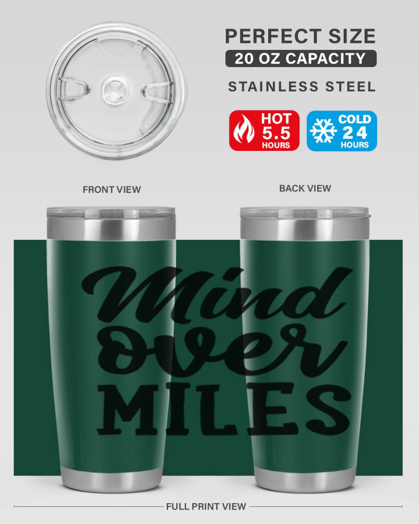 mind over miles 28#- gym- Tumbler