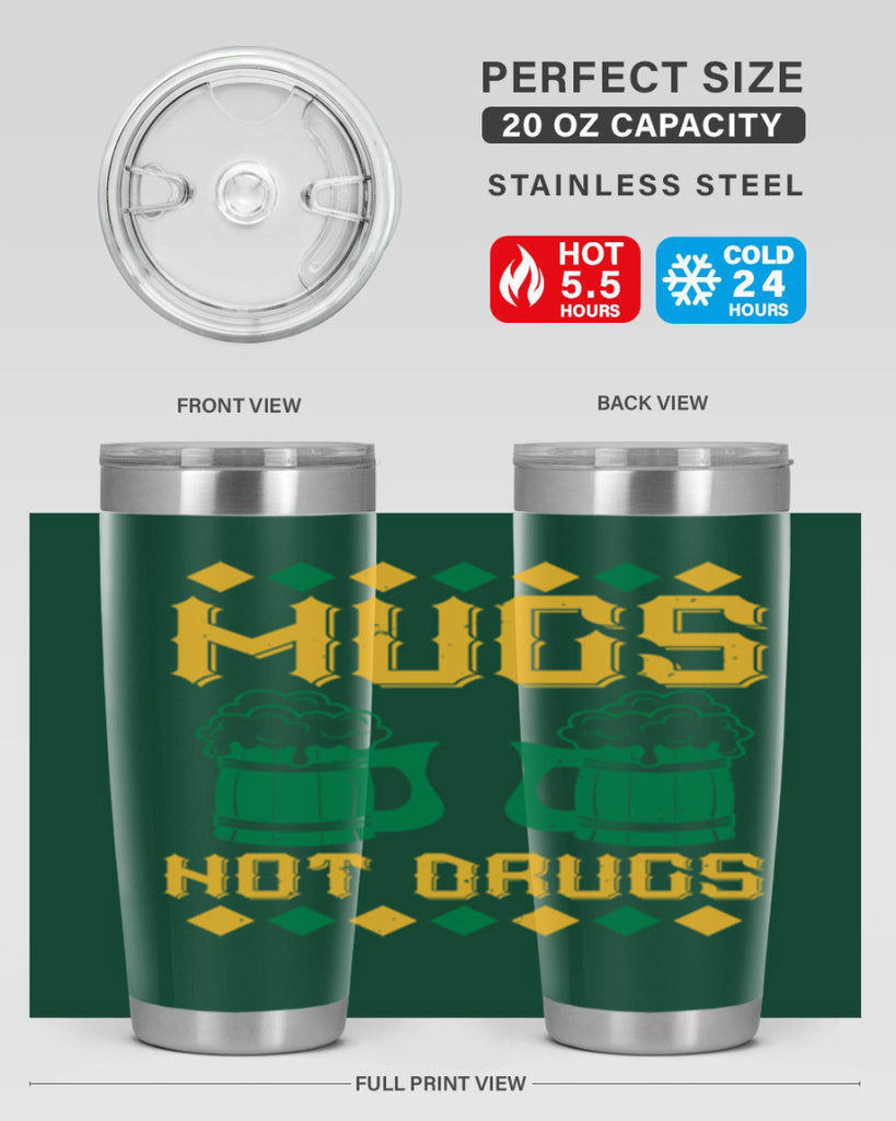 mugs not drugs 59#- beer- Tumbler