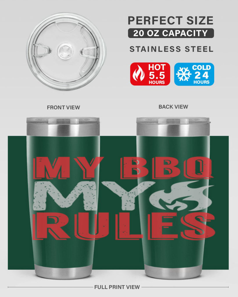 my bbq my rule 22#- bbq- Tumbler