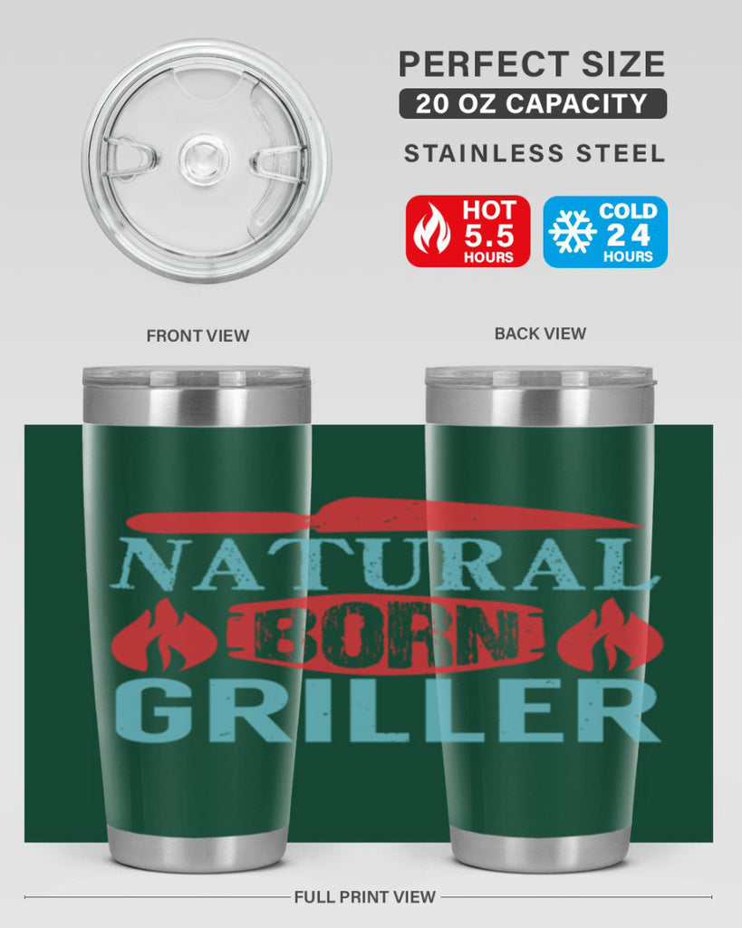 natural born griller 19#- bbq- Tumbler