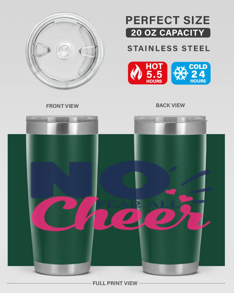 no fear all cheer 1728#- cheer- Tumbler