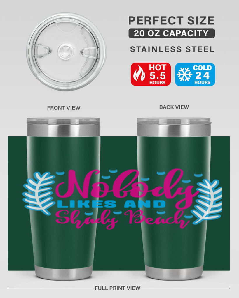 nobody likes and shady beach 520#- mermaid- Tumbler