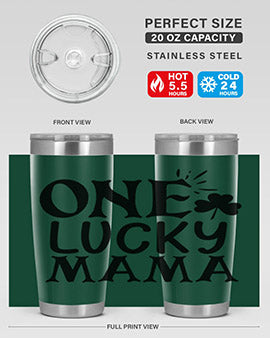one lucky mama Style 34#- autism- Tumbler