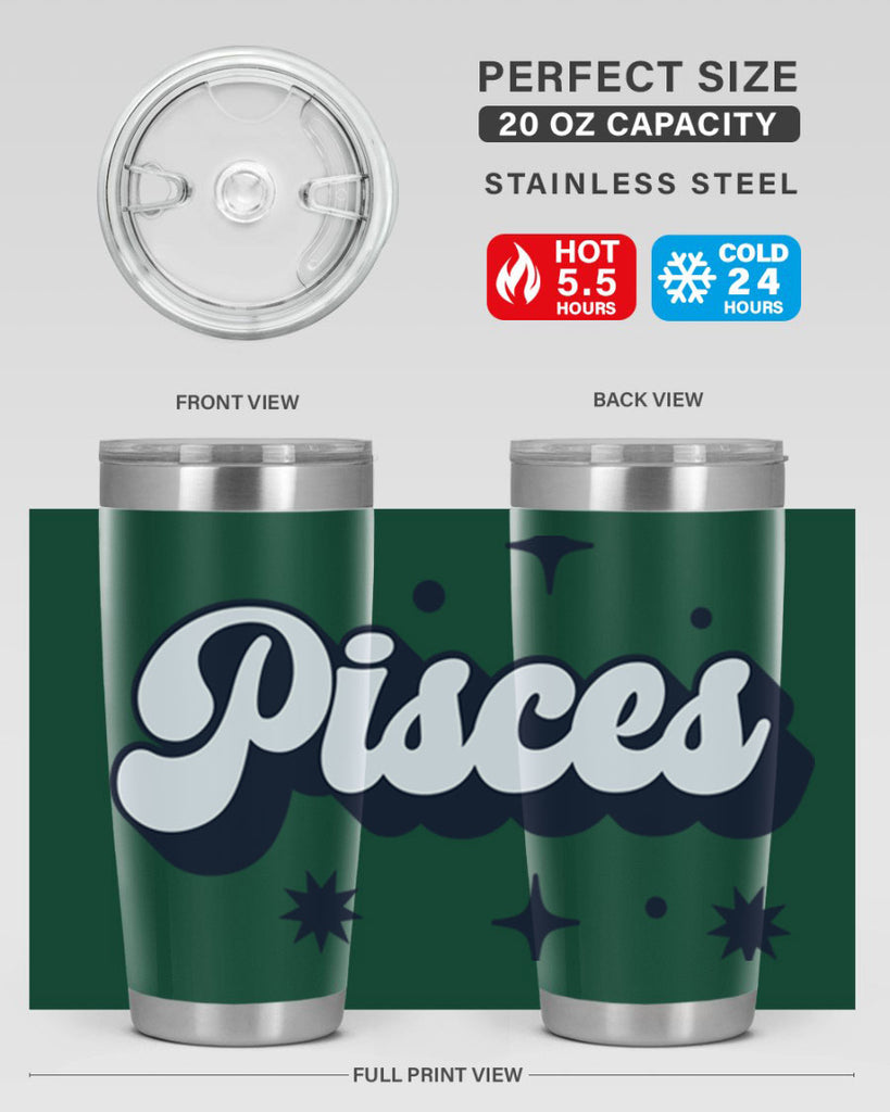 pisces 354#- zodiac- Tumbler