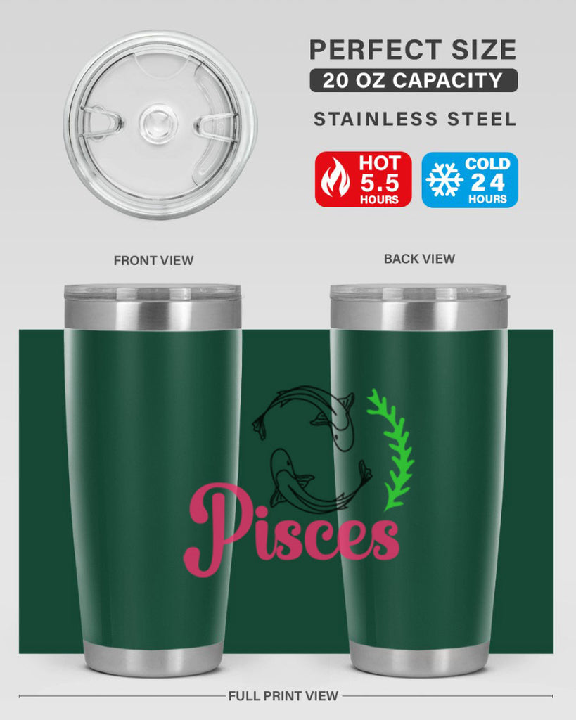 pisces 372#- zodiac- Tumbler