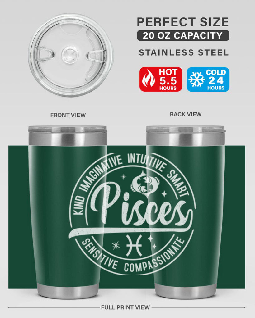 pisces 374#- zodiac- Tumbler