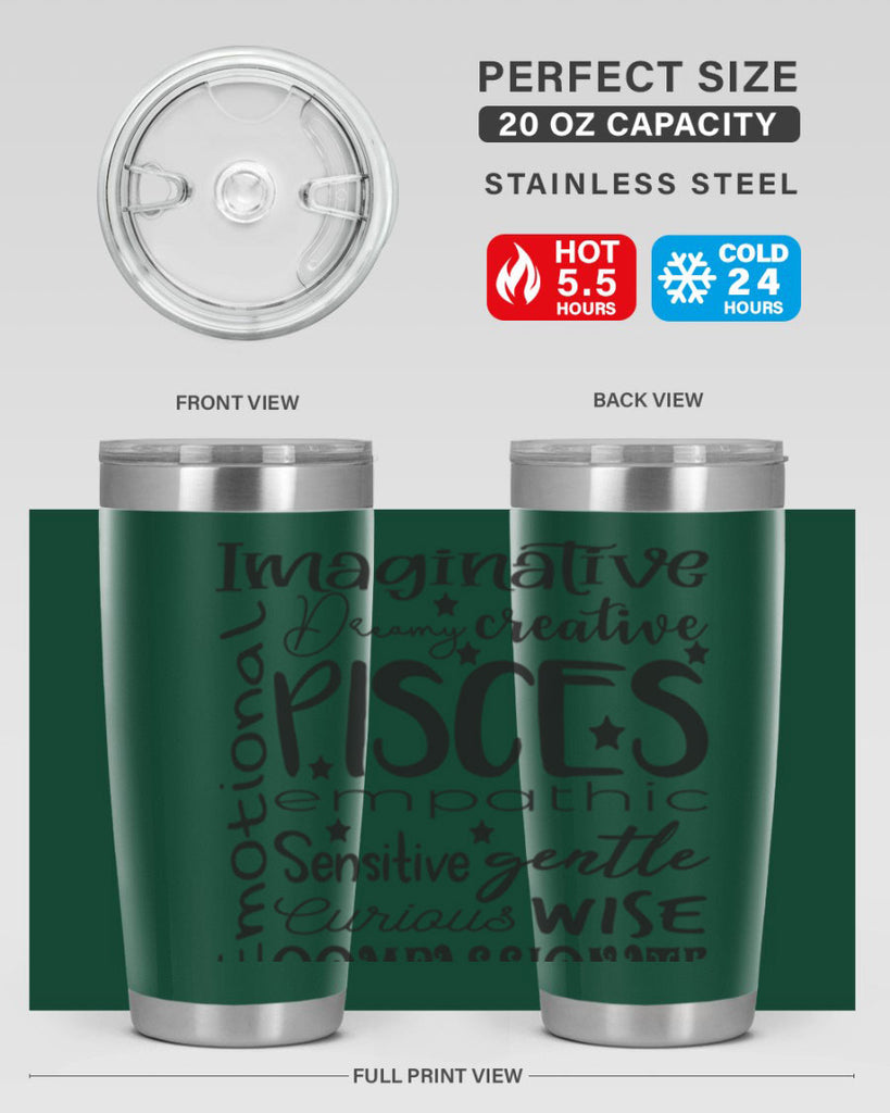 pisces 570#- zodiac- Tumbler