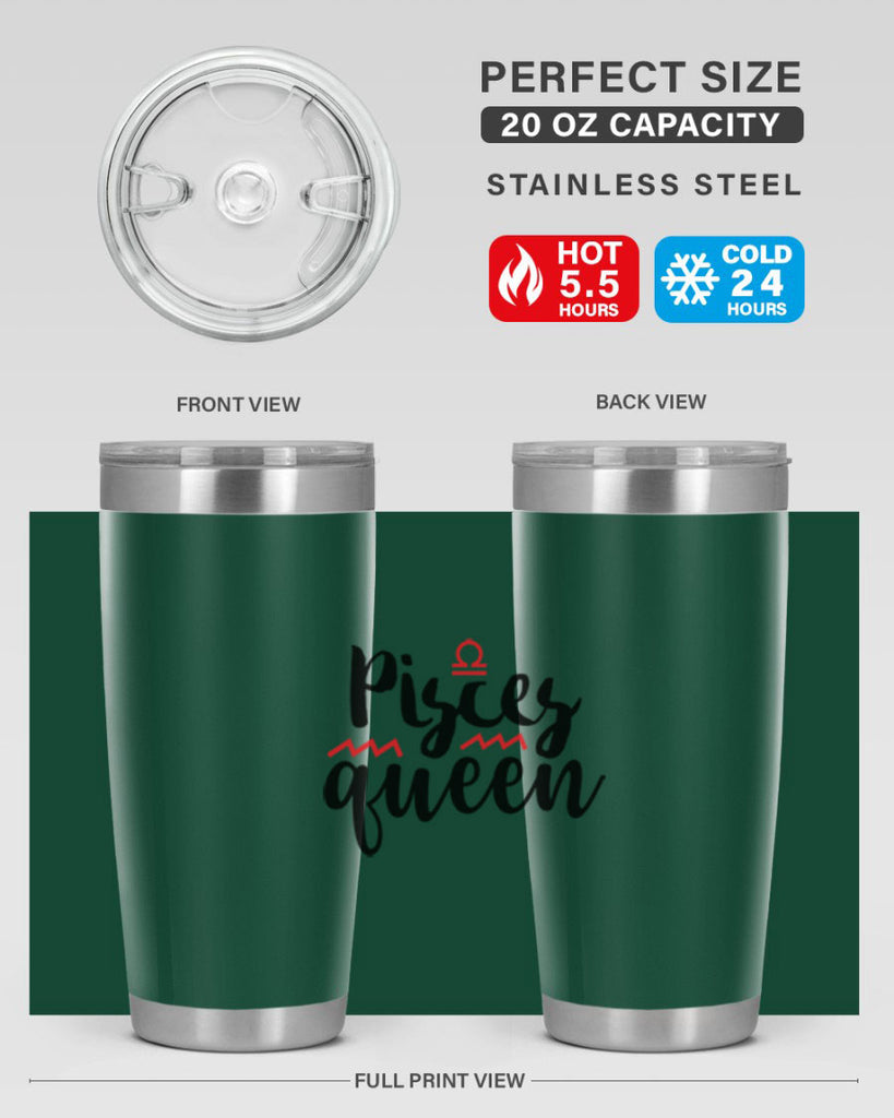 pisces queen 368#- zodiac- Tumbler