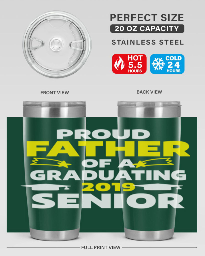 proud father of a graduating 264#- fathers day- Tumbler
