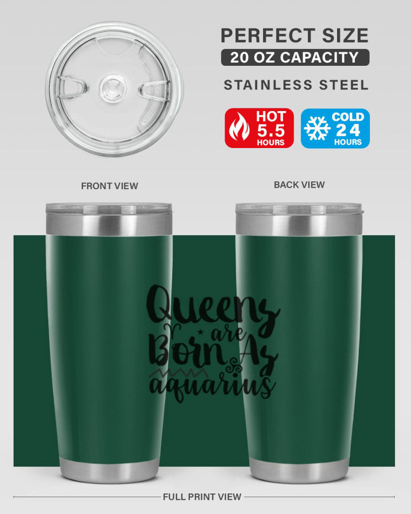 queens Are Born As Aquarius 383#- zodiac- Tumbler