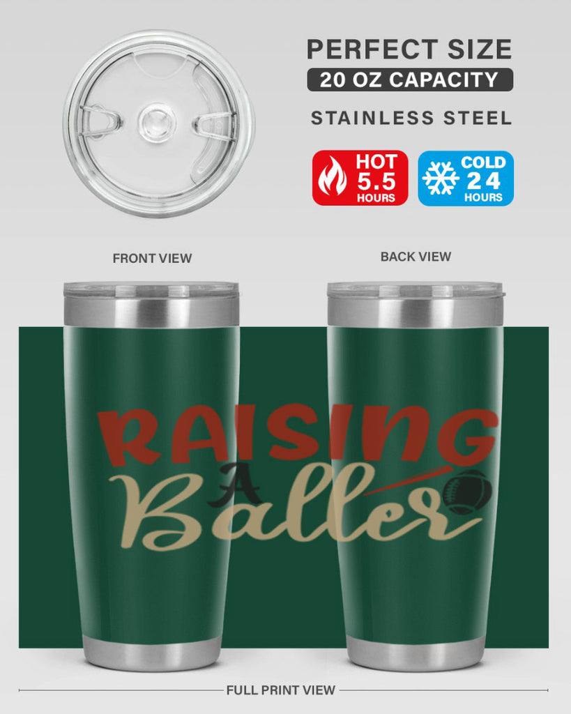 raising a baller 2278#- softball- Tumbler