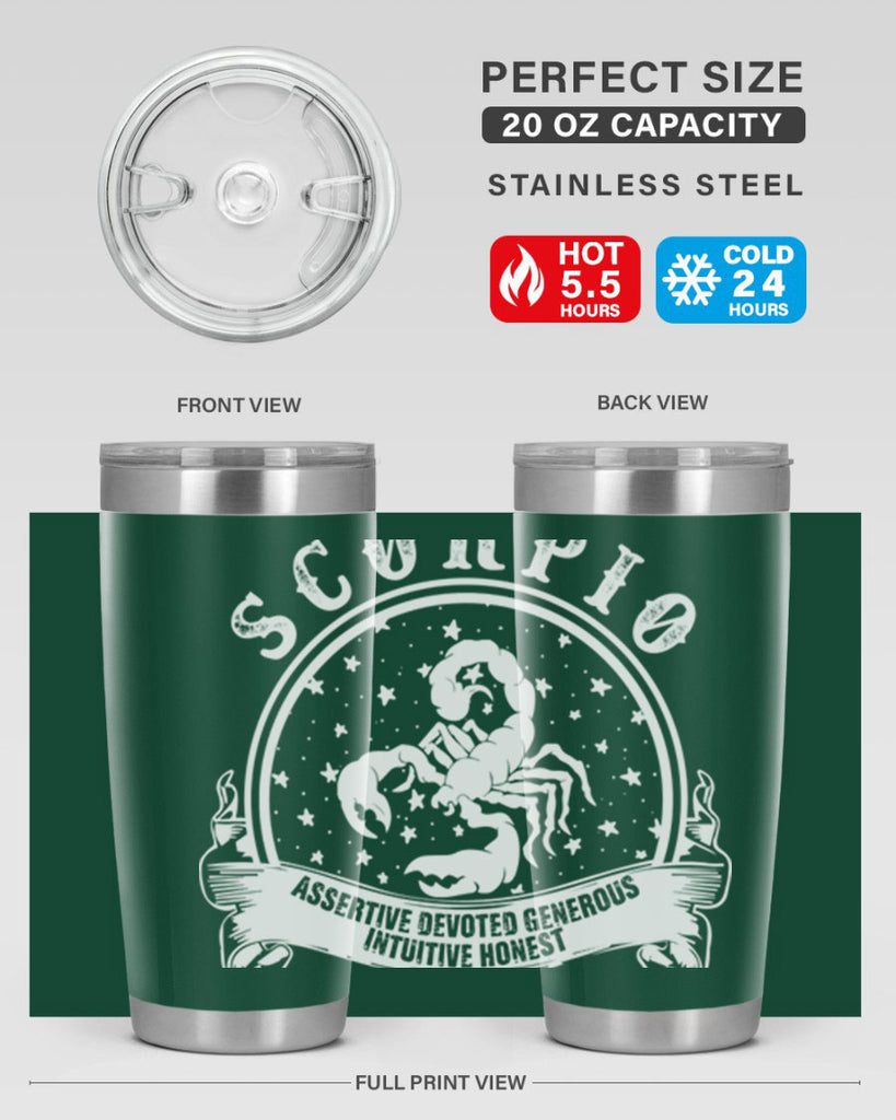 scorpio 30#- zodiac- Tumbler