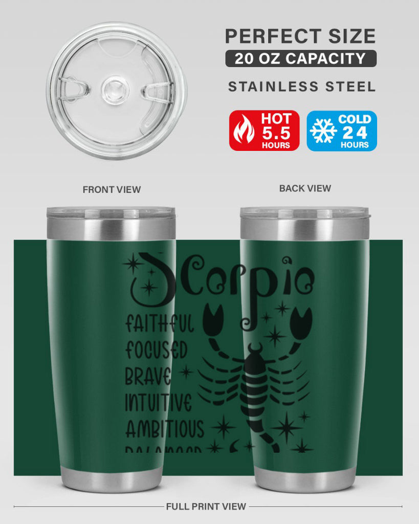 scorpio 431#- zodiac- Tumbler