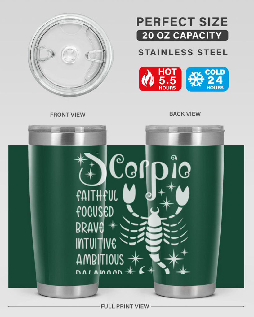 scorpio 435#- zodiac- Tumbler