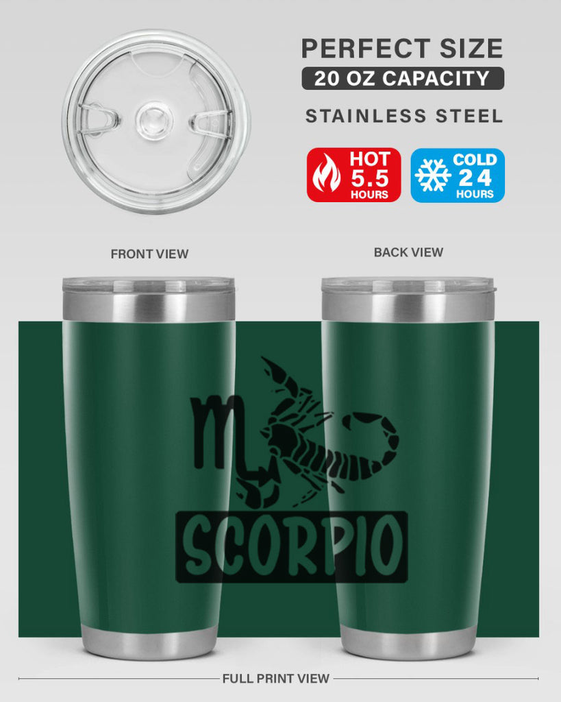 scorpio 440#- zodiac- Tumbler