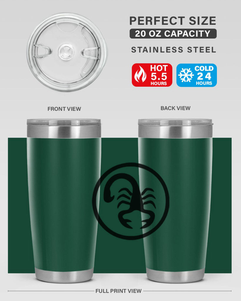 scorpio 452#- zodiac- Tumbler