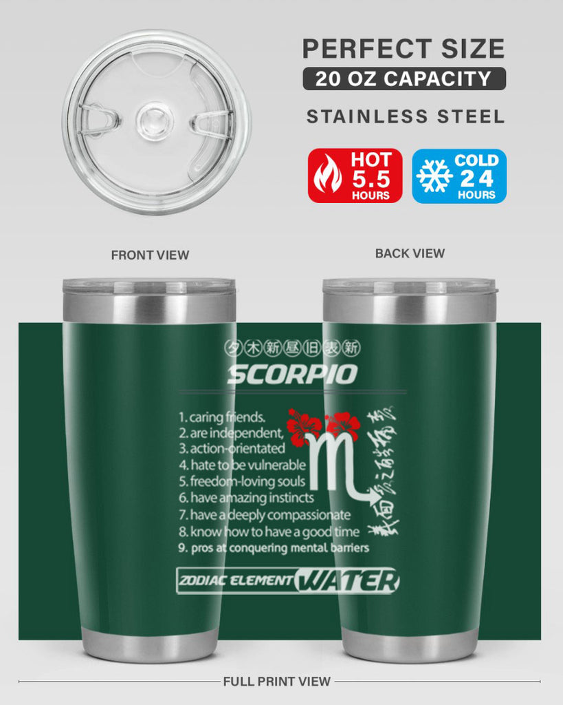 scorpio 456#- zodiac- Tumbler