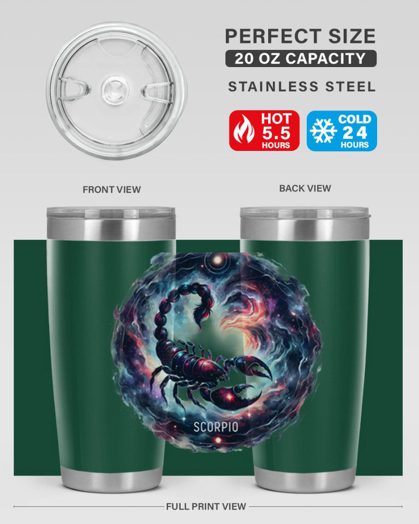 scorpio 461#- zodiac- Tumbler