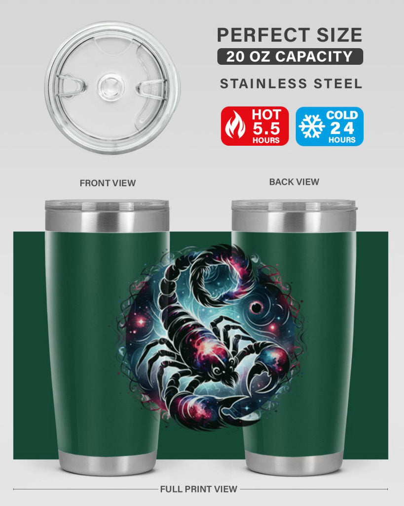 scorpio 463#- zodiac- Tumbler