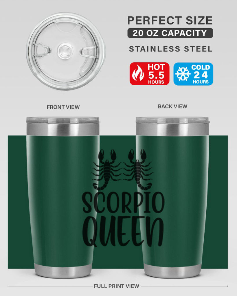 scorpio queen 446#- zodiac- Tumbler