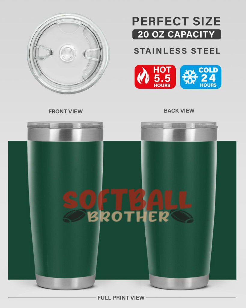 softball brother 2276#- softball- Tumbler