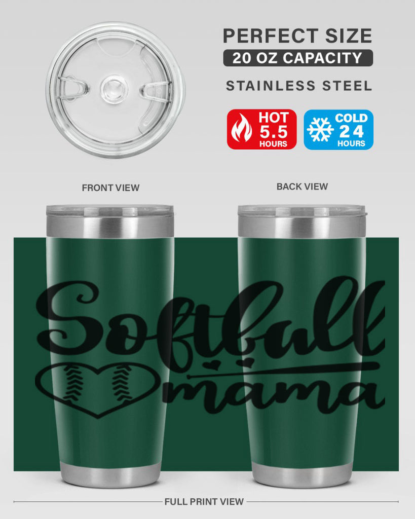 softball mama 2274#- softball- Tumbler