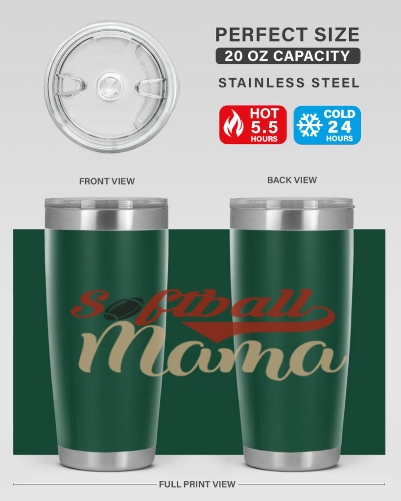 softball mama 2275#- softball- Tumbler
