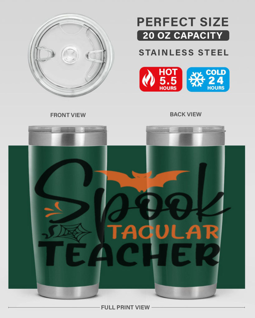 spooktacular teacher 106#- halloween- Tumbler